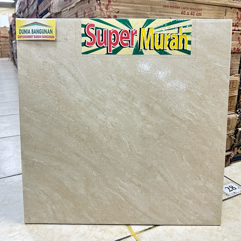 Keramik Mulia Ducati Beige 40x40 Keramik Lantai