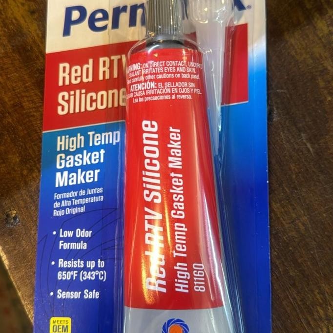 Promo Permatex Red Gasket High Temp Gasket Red Permatex Gasket Maker 85gr COD