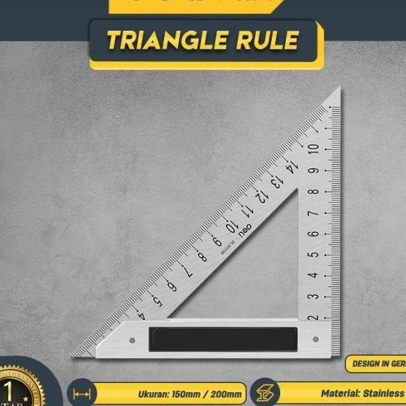 

Deli Ggari Egita Iu Bei Tuang Triangle Ruler Edl303
