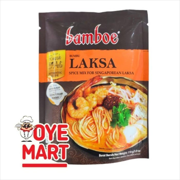 

BAMBOE PREMIUM BUMBU LAKSA 110GR / BUMBU INSTAN
