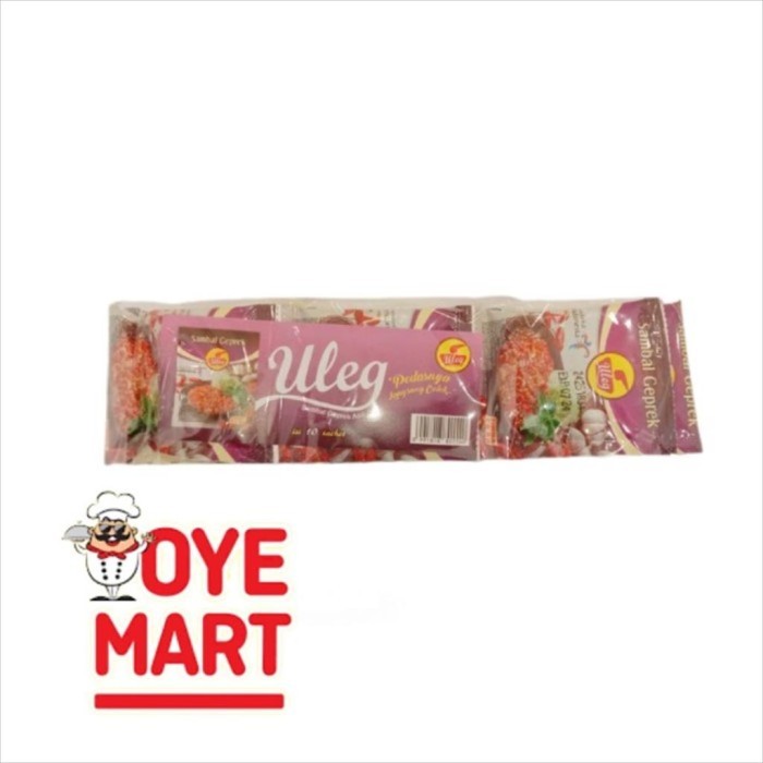 

ULEG SAMBAL GEPREK SACHET ISI 10X20GR