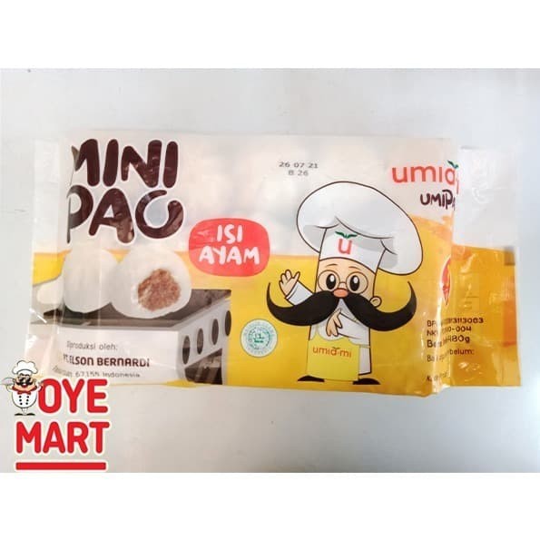 

UMAMI MINIPAO RASA AYAM 480GR ISI 30 HARGA PROMO BAPAU MINI/DONAT MINI