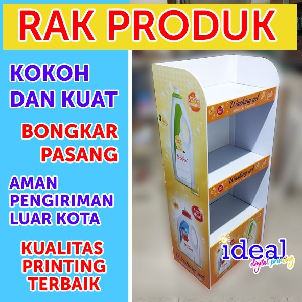 

Rak Display Impraboard Branding Printing / Rak supermarket