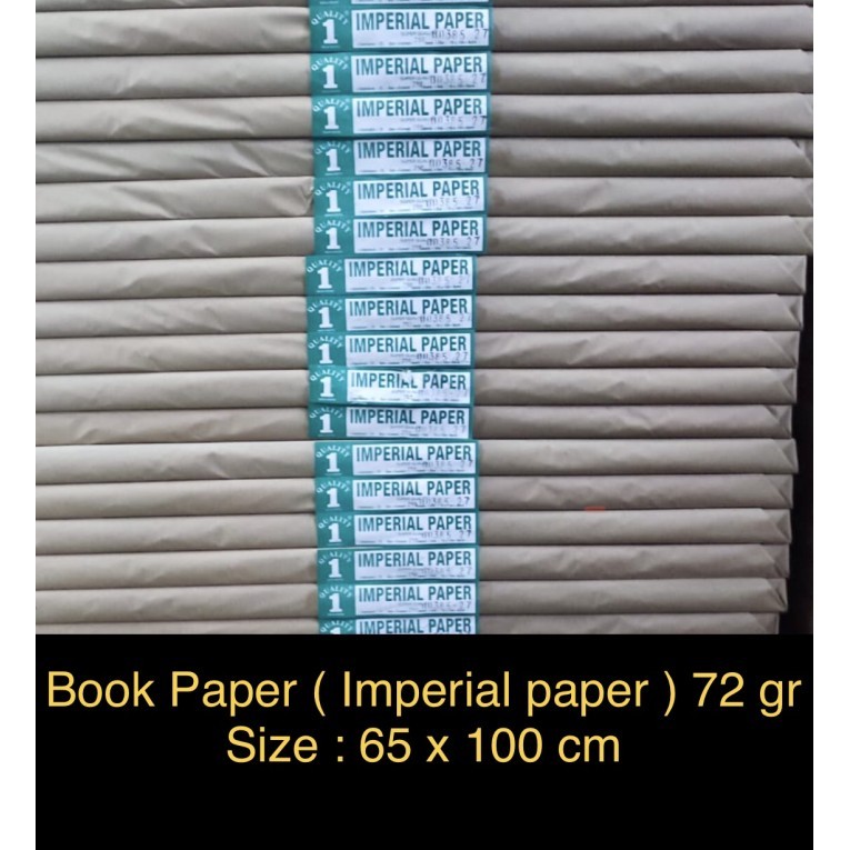 

HOT SALE! Book Paper 72 gr , size 65 x 100 cm