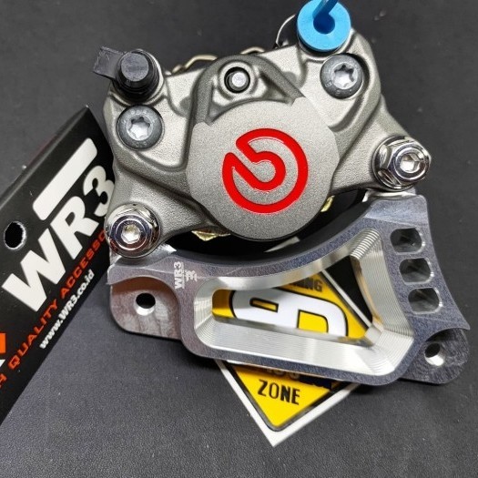 TERLARIS Kaliper Brembo 2 Piston Original Bracket WR3 260mm Beat Vario Scoopy