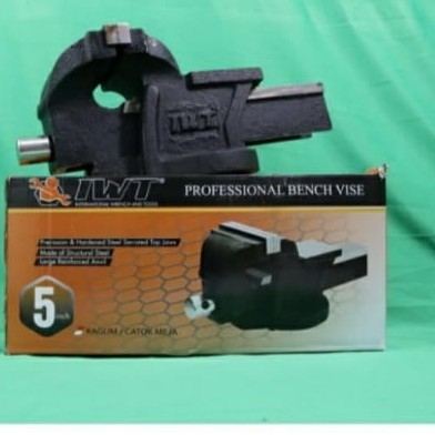 IWT Japan Ragum catok meja 5 inch catok besi ( tekiro lippro)