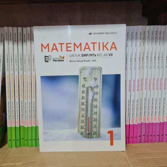 

ORIGINAL Buku SMP Matematika Kelas 7 Kurikulum Merdeka Erlangga