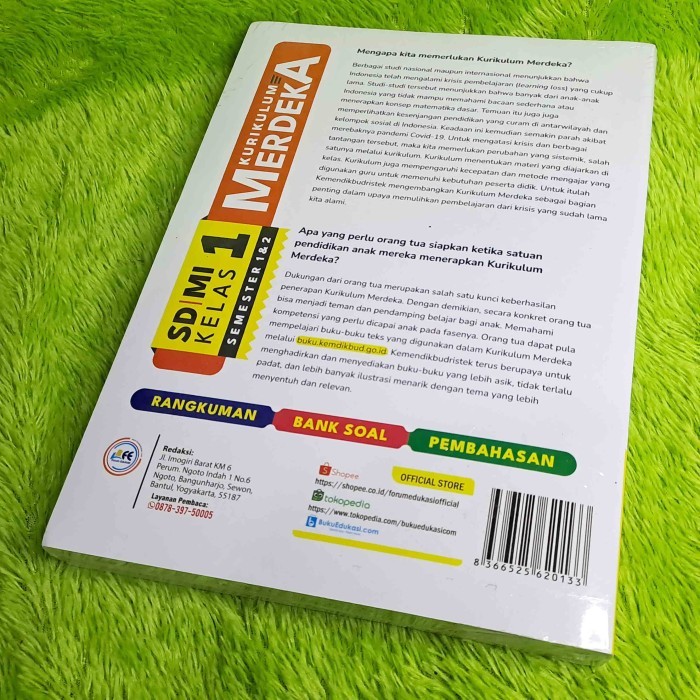

BERMUTU Buku SD : TOP FOKUS ULANGAN HARIAN KURIKULUM MERDEKA SD/MI KELAS 1
