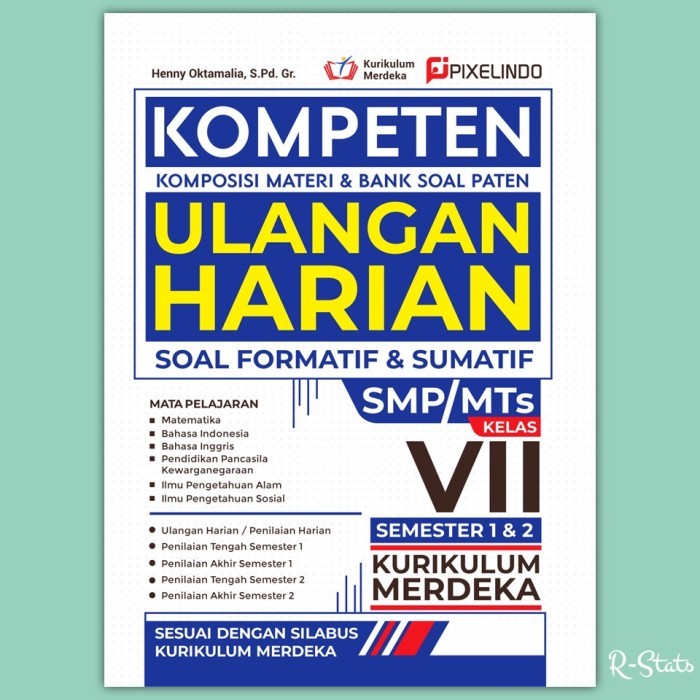 

HOT PROMO Buku Latihan Soal SMP Kelas 7 Kurikulum Merdeka Ulangan Semester 1 & 2