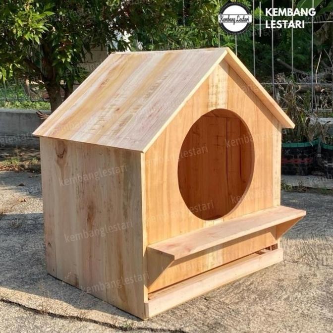 KANDANG RUMAH BURUNG HANTU DARES BEO KAKAK TUA HEWAN PELIHARAAN RUMAH KAYU