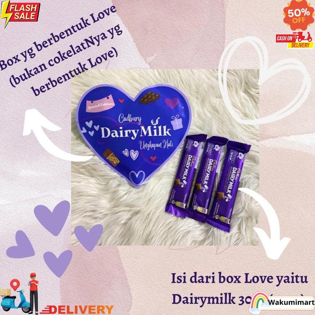 

Giftbox Special Love Edition // Silverqueen Dairymilk // Valentine Birthday Wedding Ulangtahun Anniversary D Sale