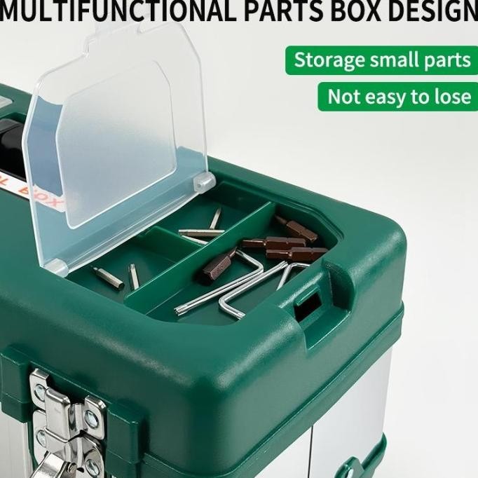 ISKU Tool box Besar 20 Inch Box Tahan lama Toolbox Kotak Peralatan Perkakas/kotak perkakas 17inch/ko