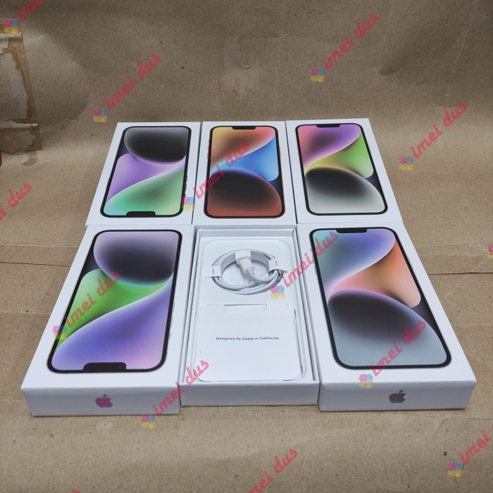 

HOT SALE! Dus box kotak iPhone 14 Plus Full Set