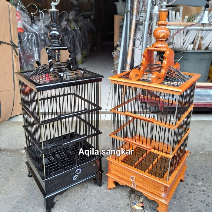 Kandang Sangkar Kotak Pleci Kolibri Replika