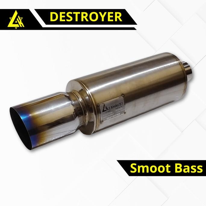 KNALPOT MOBIL RACING BIG SIZE LK EXHAUST "DESTROYER" SUARA BASS EMPUK ORIGINAL DAN TERPERCAYA