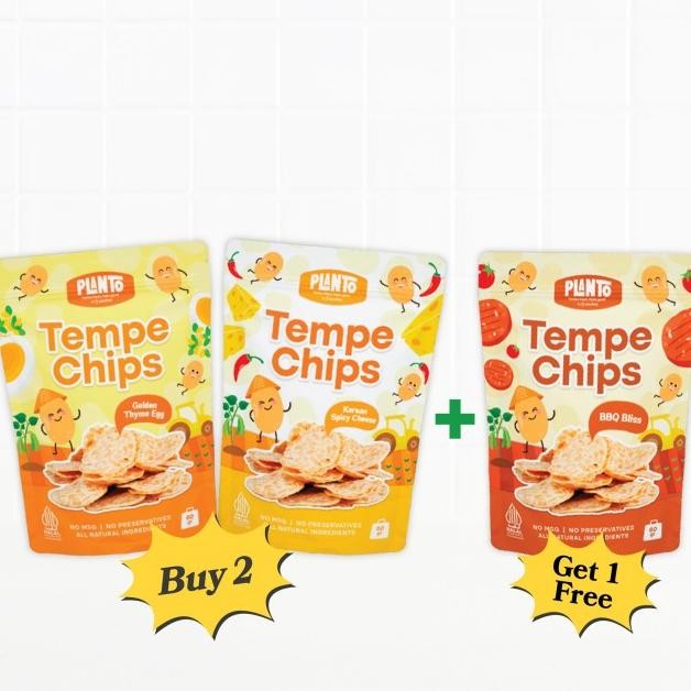 

Planto Buy 2 Get 3 Tempe Chip 180 Gram Free Tempe Chip Bbq