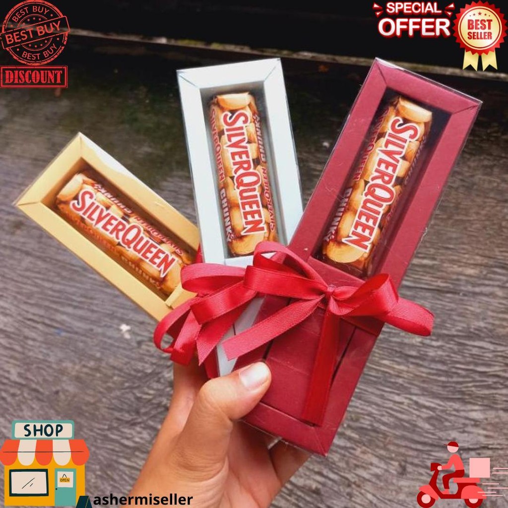 

Silverqueen Box / Hampers Coklat Kotak Valentine Chungky Bar D Promo 2.2