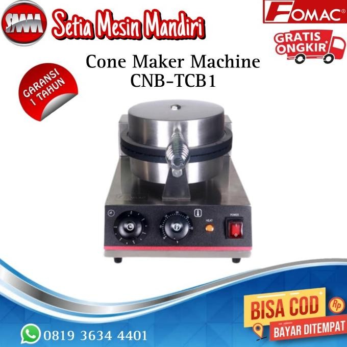 Mesin Pembuat Cone Waffle Ice Cream / Cone Maker Cnb-Tcb1 Fomac Ay.Dinata