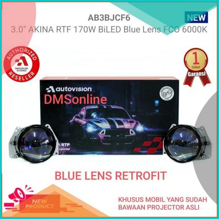 Led Biled Projector 3" Akina Retrofit 170W Autovision, ProjectorMobil