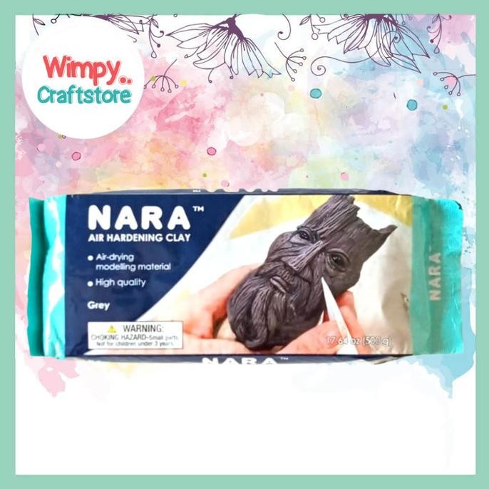 

Murah Nara Air Hardening Clay 500Gr Sculpting Ukir Air Dry Modelling Clay