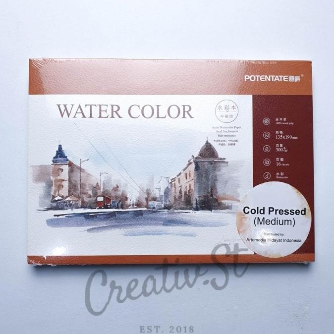 

Sale Potentate Watercolor Pad Medium Cold Pressed 19 X 13 Cm
