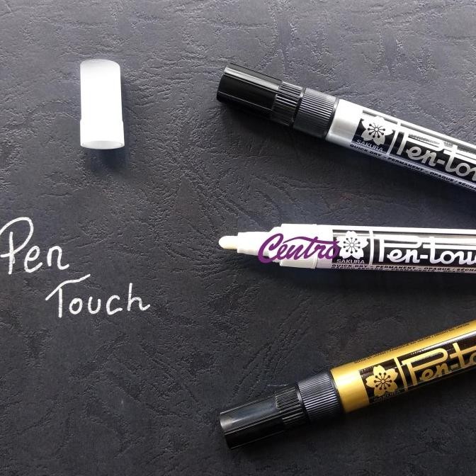 

Sale Sakura Pen Touch Paint Marker Medium Point Set 3 Colour Mettalic