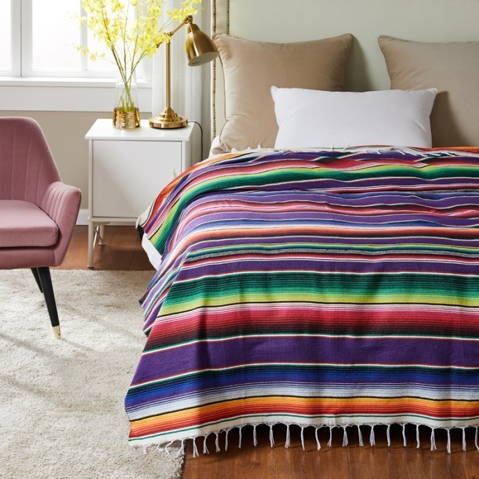 Selimut Flanel Dewasa Kain Sofa Mexico Mexican Blanket American Style