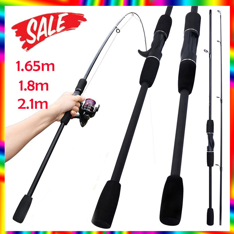 Joran Joran Pancing 168Cm/180Cm/210Cm Joran Pancing Serat Karbon Joran Pancing Putar & Casting 2