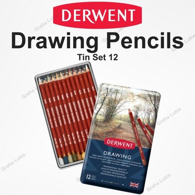 

Sale Derwent Drawing Tin Set 12