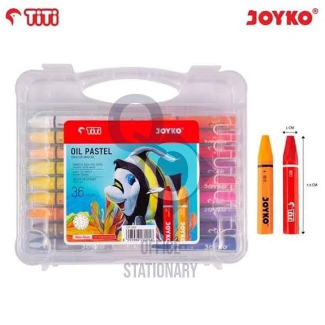 

Sale Titi Crayon Oil Pastel Joyko Crayon 36 Warna / Crayon Titi 36 Warna