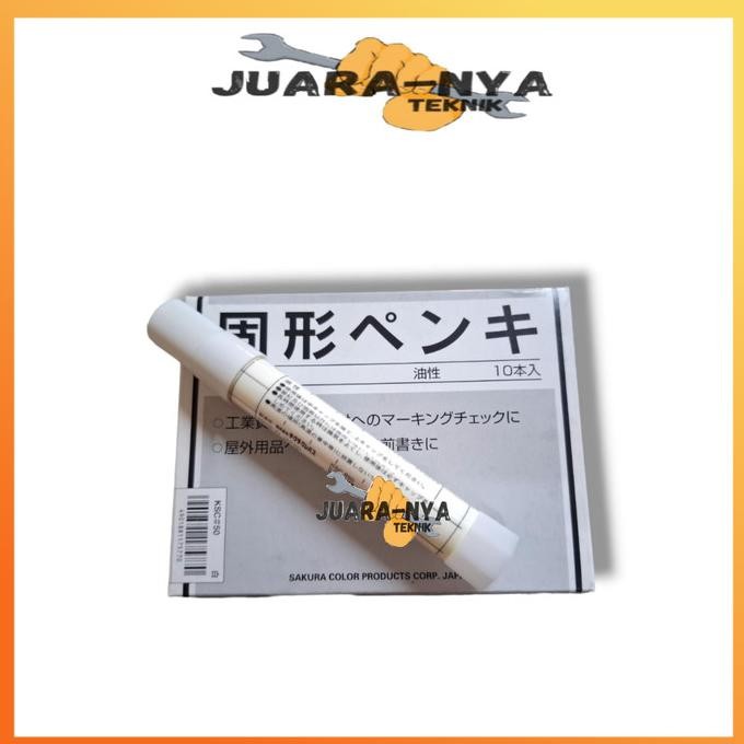 

Sale Sakura Solid Marker / Spidol Besi Baja Kayu Japan Putih / Spidol Besi Putih Sakura