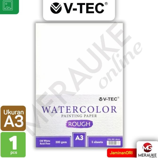 

Sale V-Tec Watercolor Painting Paper 300Gsm Rough Wrp-1305 A3