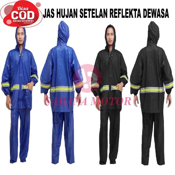Reflekta Jas Hujan Jaket Celana Bahan Pvc Mantel Hujan Jas Hujan Jas Hujan Jaket Celana Jas Hujan