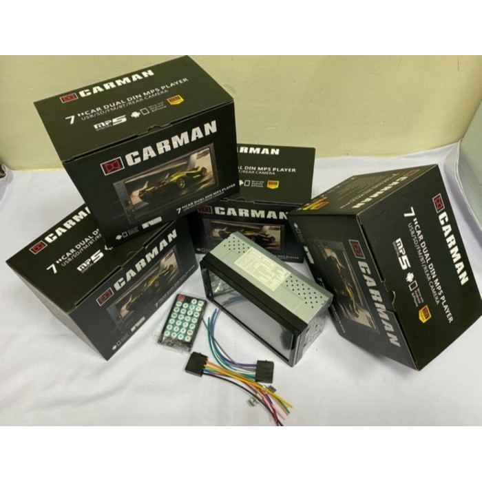 DOUBLE DIN MIRRORLINK DECKLESS CARMAN 7" MPS PLAYER