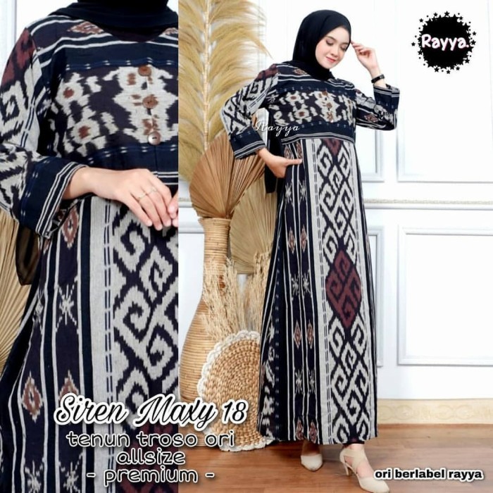 BAJU TENUN JEPARA GAMIS TENUN GAMIS WANITA