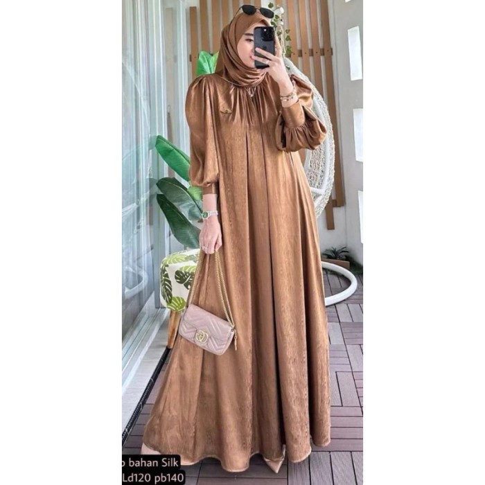 Terbaru Set Hijab V Gamis Set Hijab Terbaru Gamis Wanita Silk