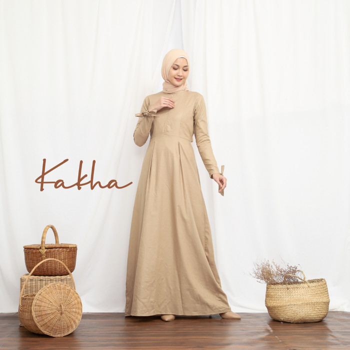 Kakha - Gamis ibu Linen Series