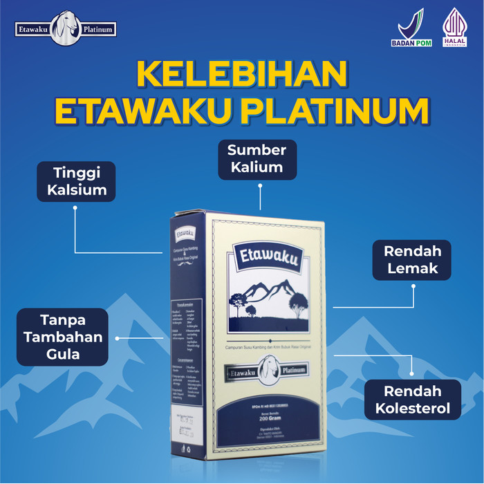 

Paket 3 Box Etawaku Platinum - Original Asli Bubuk Kambing Etawa