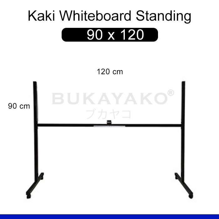 

Kaki whiteboard standing 90 x 120