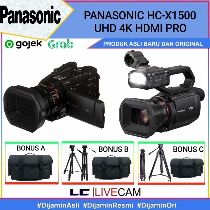 PANASONIC HC-X1500 UHD 4K HDMI PRO / CAMCORDER PANASONIC HC-X1500 4K