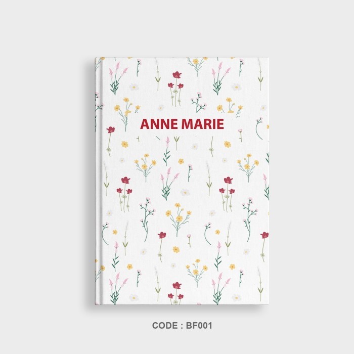 

Terlaris Notebook #FLOWERY / Custom Notebook/ Planner Dotted/ Grid/ Journal SALE