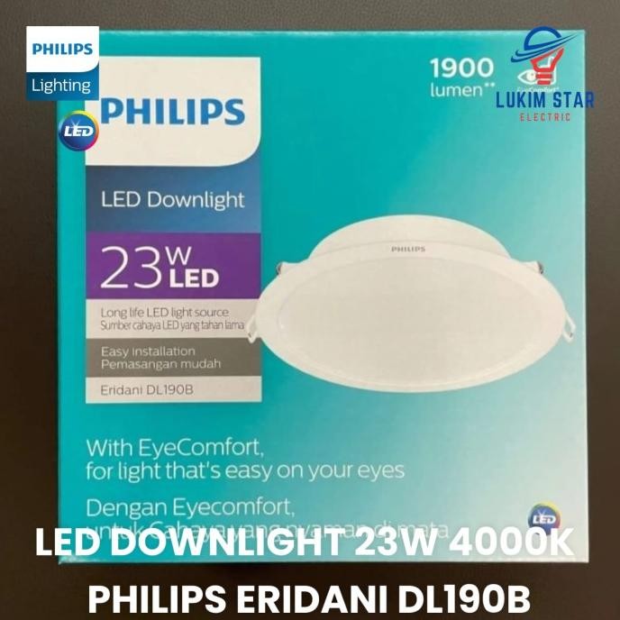 Sale Lampu Downlight Plafon Led Philips 23W 4000K Philips Downlight Eridani 23 Watt 4000K Natural Wh