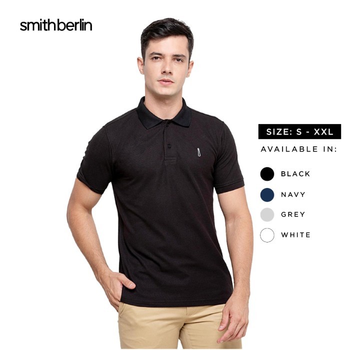 Kaos Polo Pria Smith Berlin Pedro Slim Fit