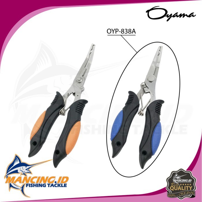 Oyama MULTI PLIER OYP-838A Tang Pancing Gunting Senar PE Split RIng