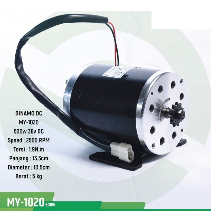 BARU Dinamo Motor Listrik 36V 500W Sepeda Skuter Mobil Elektrik
