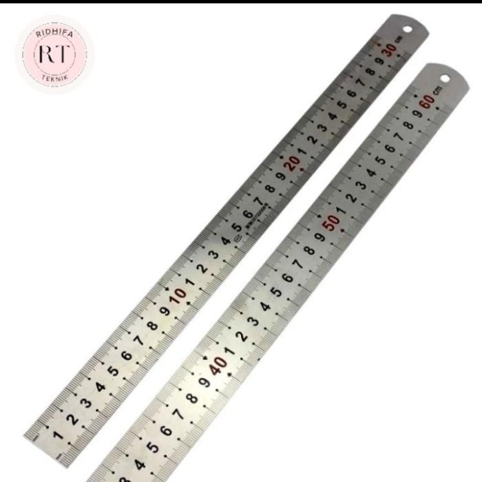 

Penggaris Stenles Steel 15Cm,30Cm,60Cm,100Cm,150Cm,200Cm
