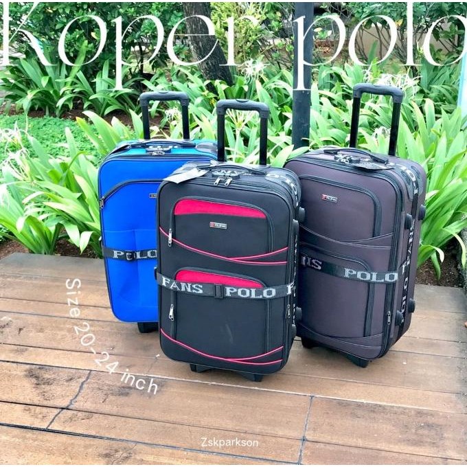 Koper POLO koper kain 20 inch 24 inch koper bagasi koper bahan