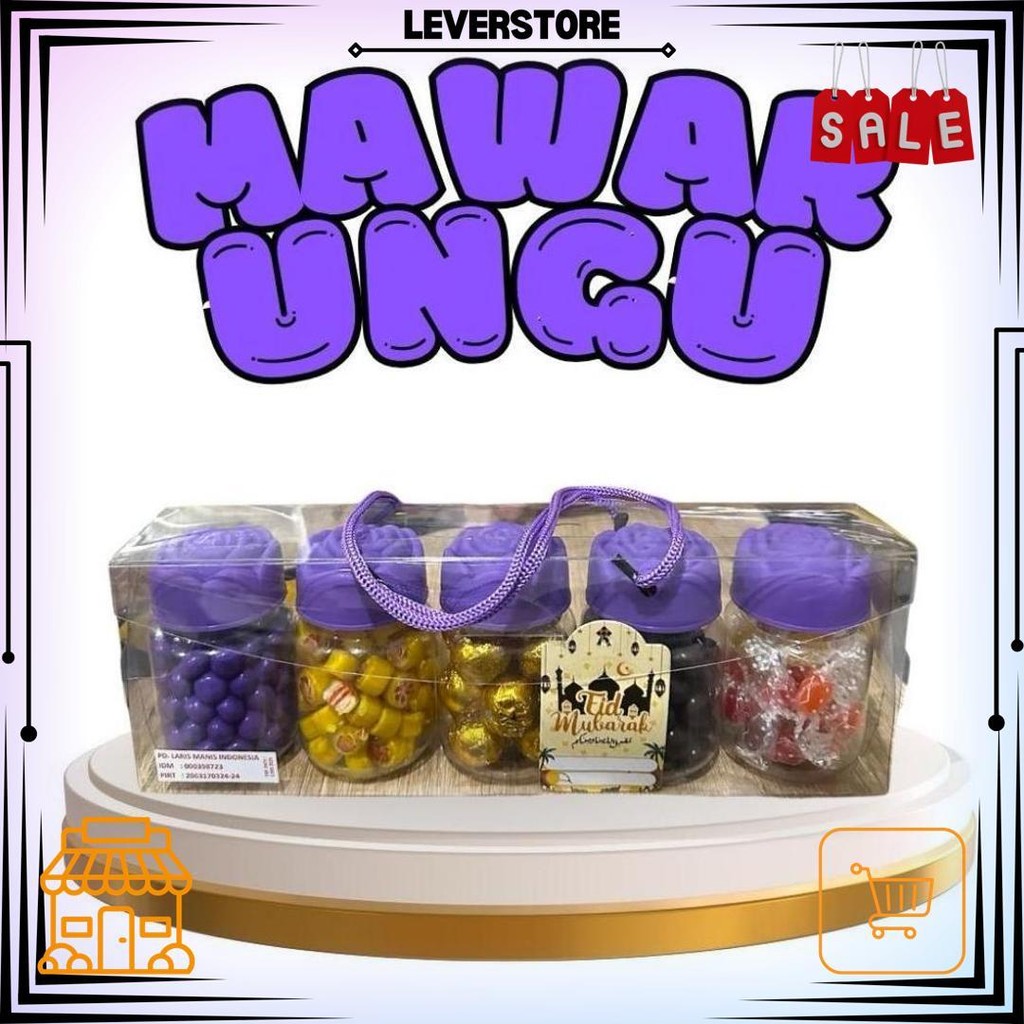 

Hampers Coklat Mawar Ungu Isi 5 Toples Candy Rose D Sale