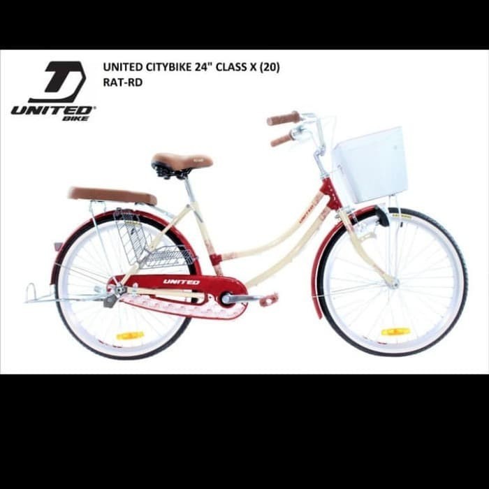 SEPEDA MINI 24" UNITED CLASS X SEPEDA KERANJANG UNITED