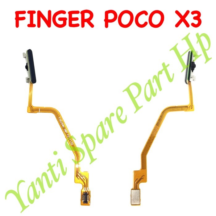 FLEXIBLE FINGERPRINT XIAOMI POCO X3 X3 NFC ORIGINAL TERLARIS NEW